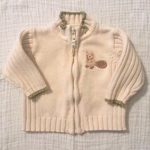 Gymboree Beaver Cardigan